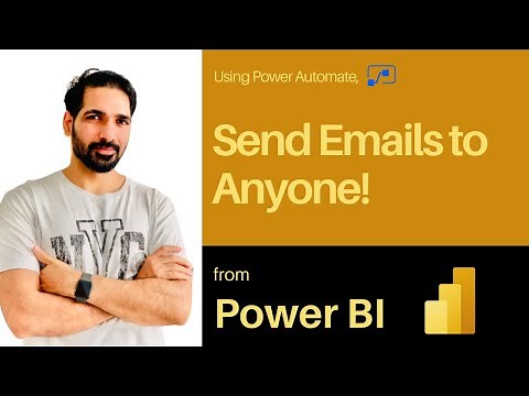 How to send an Alert E-mail to anyone from Power BI? | Power Automate| Power BI | BI Consulting Pro