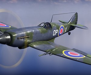 ArtStation - Supermarine Spitfire- Blender 3d Model (Rigged & Texture Baked) | Resources