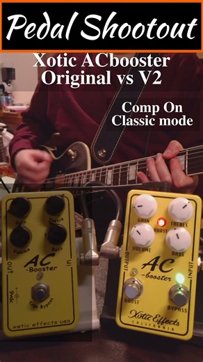 Xotic AC Booster V1 vs V2 low gain w/ Les Paul Custom #xotic #guitar #fractalaudio