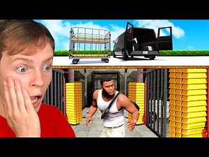 THE SECRET BANK VAULT in GTA 5! (Money Heist)