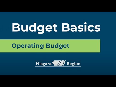Budget Basics - Understanding the Operating Budget