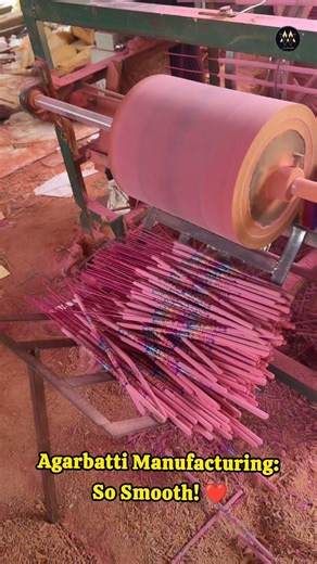 Satisfying Agarbatti Making Process 😍✨ | How Incense Sticks are Made in Factory 🏭 #shorts