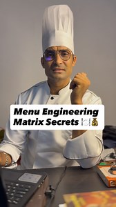 15K views · 1K reactions |  Menu Engineering Matrix螺 . . . . . . . . . . . . . . . . . . . . . . (menu engineering, restaurant profit secrets, chef hacks, menu design tips, hotel management tips, food business growth, menu psychology, restaurant menu tips, food cost control, profitable menu, chef marketing tips, kitchen profit hacks, F&B strategy, restaurant growth hacks, culinary business tips) | Sangwan Sachin | Facebook