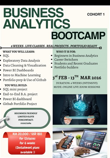 Bootcamp: SQL Basics, EDA, and Power BI Training