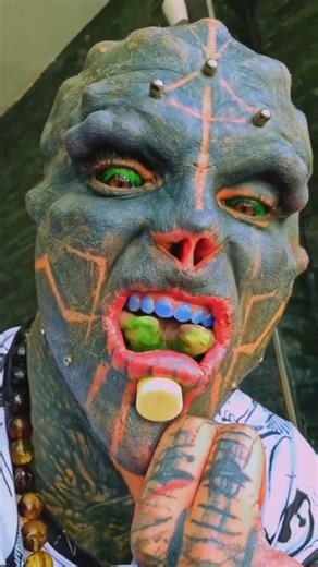 Real Life Black Alien 😳 #youtubeshorts #AnthonyLoffredo #MysteryBoX07