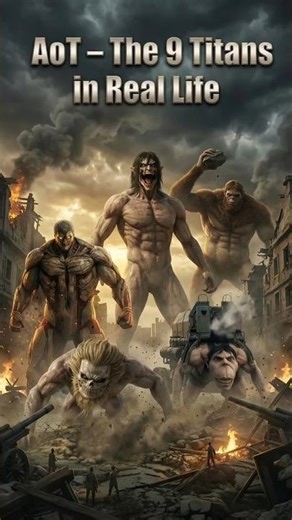 AoT — The 9 Titans in Real Life
