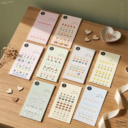 30 Types | Suatelier Sticker Sheets | Small Cute Sticker, Bujo Stickers, Gifts for Her, Aesthetic Sticker, Mini Deco Stickers | KS-SA-4353 - Etsy