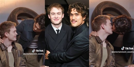 Not a drill! 'Warfare's Kit Connor & Charles Melton kiss and go viral