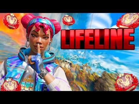 High Level Lifeline Gameplay Agressive Play - Apex Legends (No Commentary)