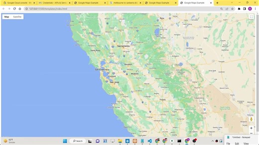 Javascript Distance Matrix API Project to Calculate Distance Between Two Markers in Google Maps