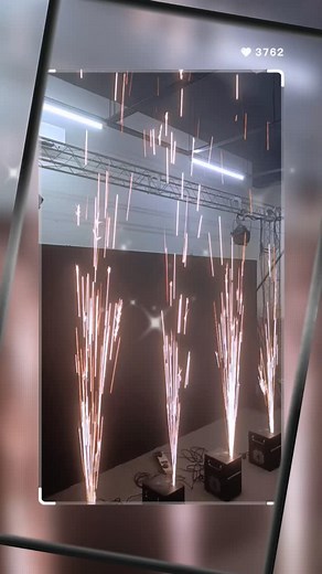 *Cold spark pyrotechnic* (LED ARCH,LED BUNTING,LED CUBE...