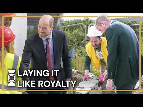 Prince William Gets Hands-On at Affordable Housing Project