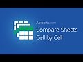 How to work with the comparison report created by Compare Sheets Cell by Cell tool for Google Sheets