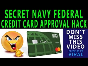 Secret Hack To Get Approved For Navy Federal Credit Card | MUST WATCH | Credit Viral