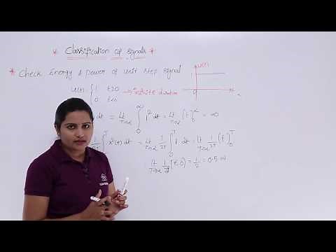 Energy & Power of Unit Step Signals