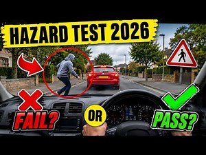 Hazard Perception Test UK 2026 | 3 Latest Practice Clips with FULL Explanation & Double Click Method