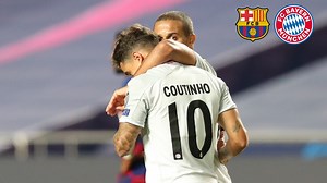 1.6M views · 807 shares | ⚽ Müller 4' ⚽ Perišić 22' ⚽ Gnabry 28' ⚽ Müller 31' ⚽ Kimmich 63' ⚽ Lewandowski 82' ⚽ Coutinho 85' ⚽ Coutinho 89' | FC Bayern München | Facebook