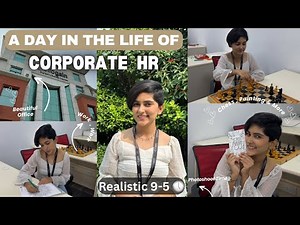 A Day in the Life of Corporate HR | Productive 9-5 Day | Fun, Work & Creativity | In-Office-Edition.