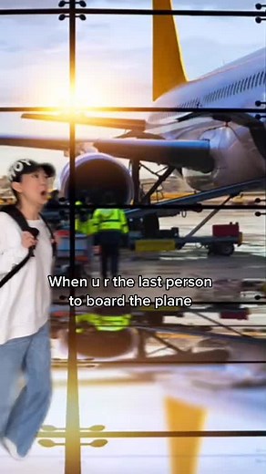 Funny Last Person to Board the Plane Moment