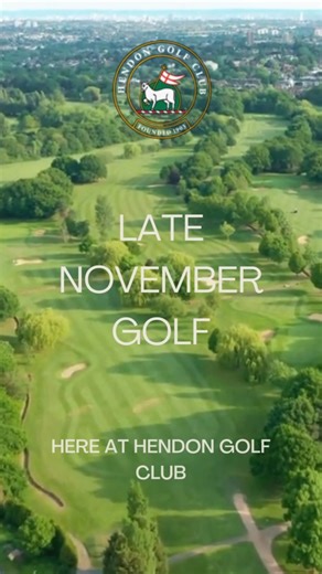 The season is slowing down, but there’s still time to enjoy a focused round before the year ends. ⛳️ | Hendon Golf Club