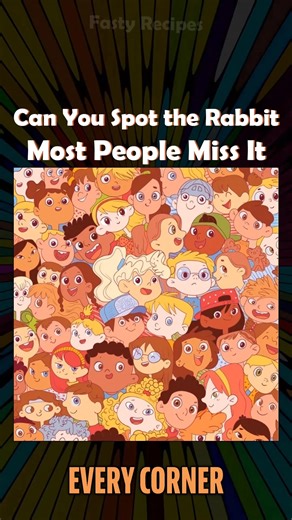 Alright sharp eyes, it’s challenge time! 👀 Can you spot the hidden rabbit...🐰 Most people completely miss it! 😅 | Fasty Recipes