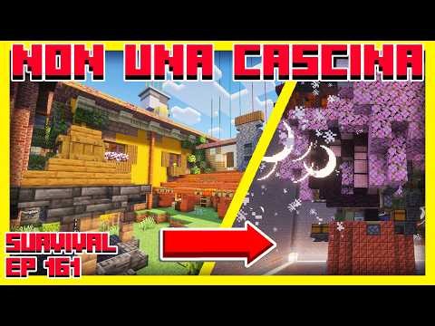 I hid a FARM OP in a MEDIEVAL FARMHOUSE (18,800 Wood/h) | Minecraft Survival EP.161