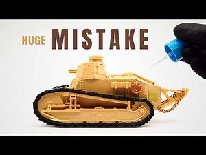 Meng 1/35 Renault FT-17 – I Made a Huge Mistake!
