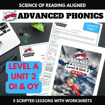 2nd Grade Phonics Unit, Diphthongs OI & OY Science of Reading Lessons, Dipthongs