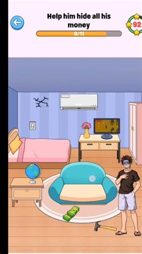 Brain tease puzzle level "69" #shortvideo #games #braintestsolution #shorts #braintestpuzzlelevel69