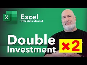How Long to Double Your Money with the Rule of 72? Excel Tutorial
