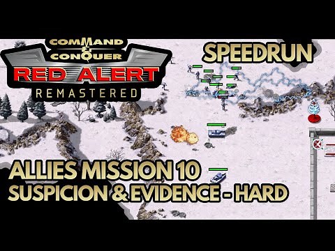 Red Alert Remastered - Allies Mission 10 (A+B) - Suspicion & Evidence [Hard]