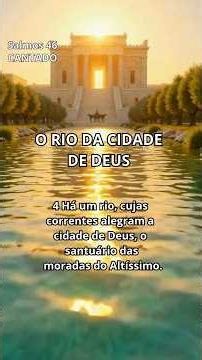 Salmos 46:4-6 – O Rio da Cidade de Deus – Bíblia Cantada Ilustrada (ARA)