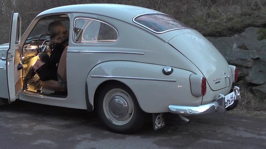 Lady Loretta with her PV544 hard start, pedal pumping, patent high heel boots and just a lot of trouble in her car | The pedal store