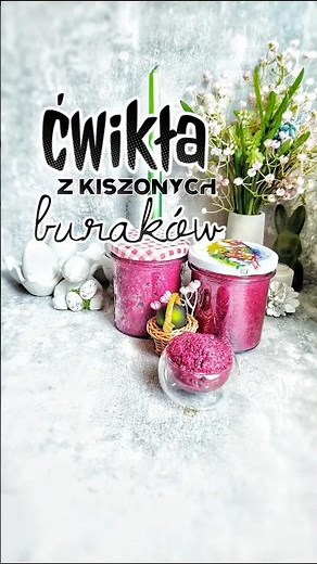 ćwikła z kiszonych buraków #przepisywielkanocne #przepis #cwiklazchrzanem #cwikla #food