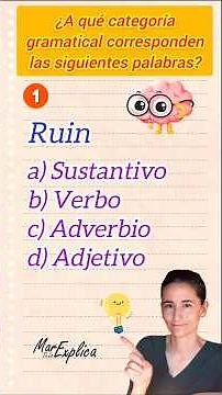 ✅☝️What GRAMMATICAL CATEGORY do these words belong to?☝️#spanishlanguage #middleschool #collegeen...