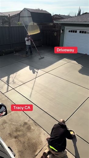 Concrete Driveway Installation in Tracy, California