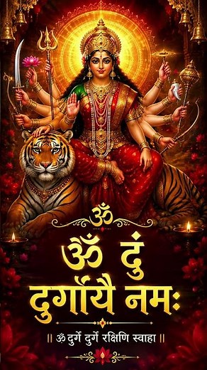 Most Powerful Durga Mantra | ॐ दुं दुर्गायै नमः | Divine Protection & Inner Strength