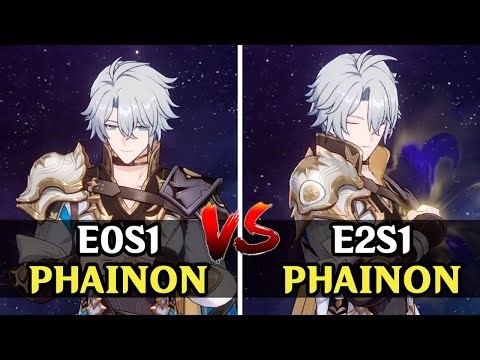 Is Phainon’s E2 worth it? Phainon E0S1 vs E2S1 Comparison Showcase in MoC - Honkai: Star Rail