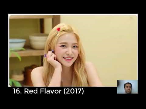 Ranking my top 20 favorite Red Velvet songs
