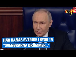 Här hånas Sverige i rysk tv