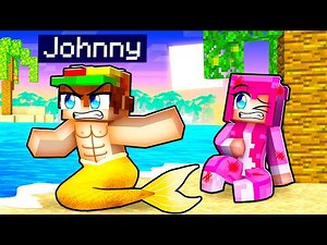 Playing Minecraft as a PROTECTIVE Mermaid!