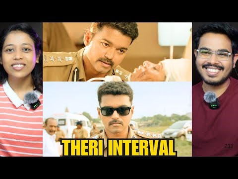 THERI MASS INTERVAL SCENE REACTION | Vijay Thalapathy