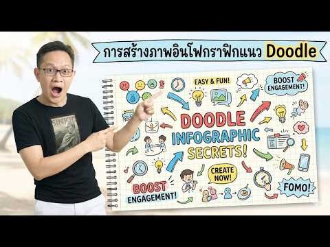 Learn to create cute cartoon infographics in Doodle style (free to download).