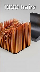 This Hair Moves Too Perfectly 👀 #relaxing #3danimation #satisfying