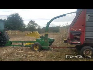 Chopping corn 2019! John Deere 4430, johm deere 3950
