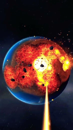 Earth Destroy in Game 😱 | Planet Blast Power 🎯 #gaming #viral