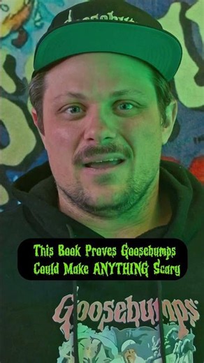 This Book Proves Goosebumps Could Make ANYTHING Scary 😅 #Goosebumps #90sKids #RLStine #nostalgia