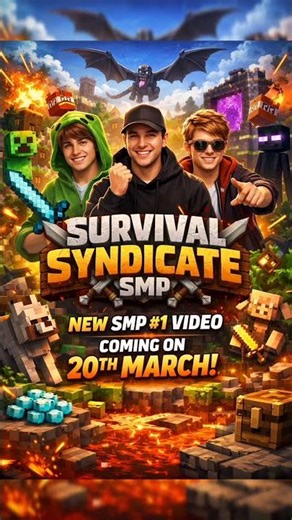 Survival Syndicate SMP Ep 1 🔥 The Ultimate Survival Begins! | Minecraft SMP with Friends #minecraft