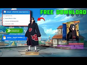 FREE DOWNLOAD JULIAN ITACHI UCHIHA SKIN SCRIPT | MLBB SKIN SCRIPT