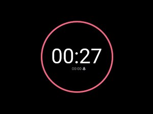 27 Second Countdown Timer / iPhone Timer Style